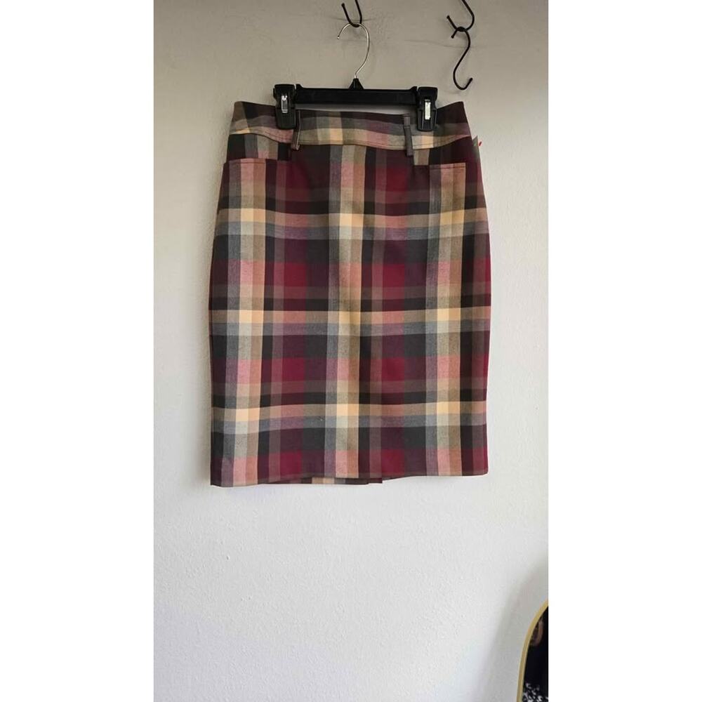 Vintage-Vibe Plaid Mini/Knee Skirt - CB 1962 - Academia Style - Size 4